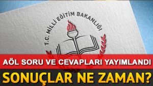 2019 AÖL soru ve cevapları
